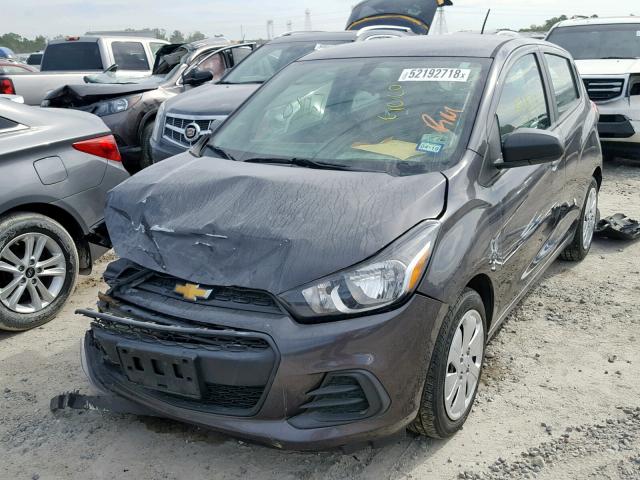 KL8CB6SA6GC570473 - 2016 CHEVROLET SPARK LS GRAY photo 2