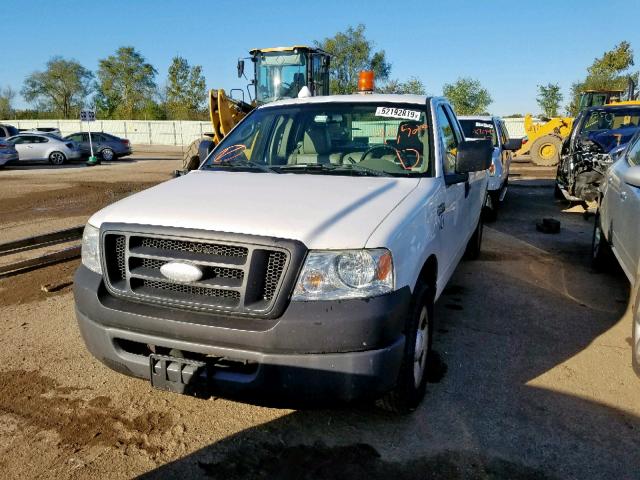 1FTRF12WX7KD54054 - 2007 FORD F150 WHITE photo 2