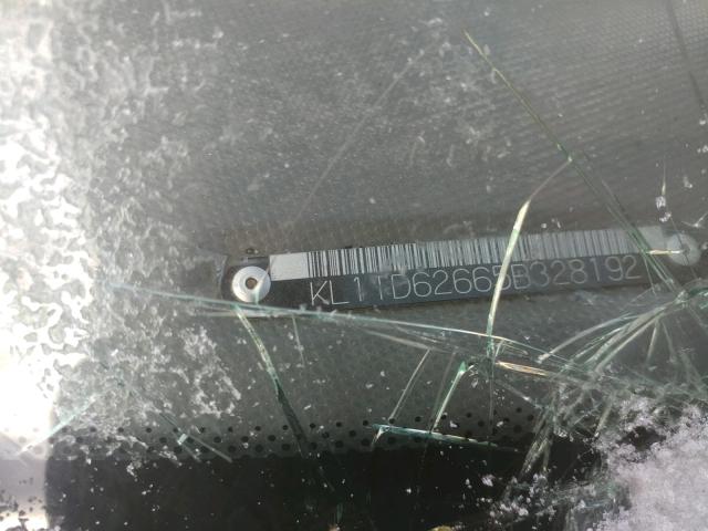 KL1TD62665B328192 - 2005 CHEVROLET AVEO BASE Qara foto 10