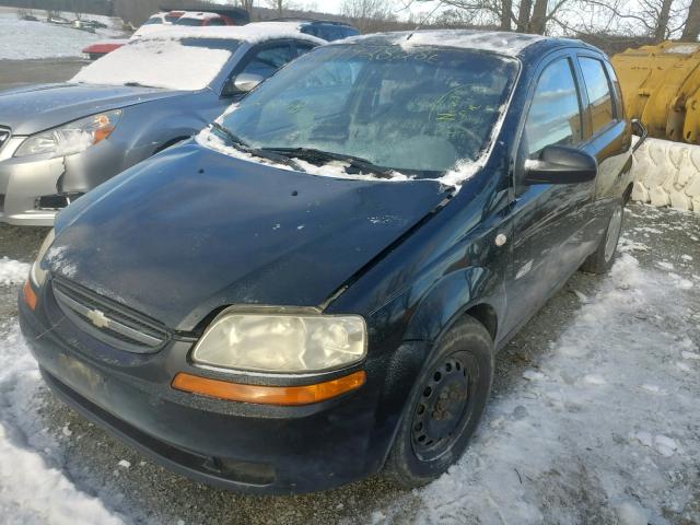 KL1TD62665B328192 - 2005 CHEVROLET AVEO BASE Qara foto 2