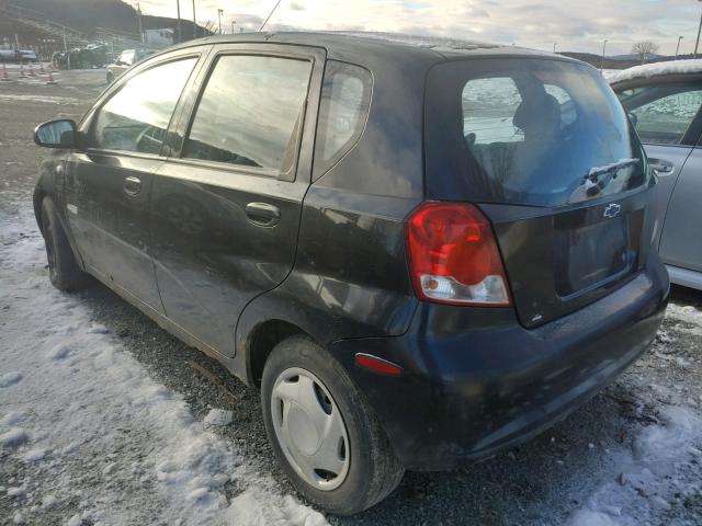 KL1TD62665B328192 - 2005 CHEVROLET AVEO BASE Qara foto 3