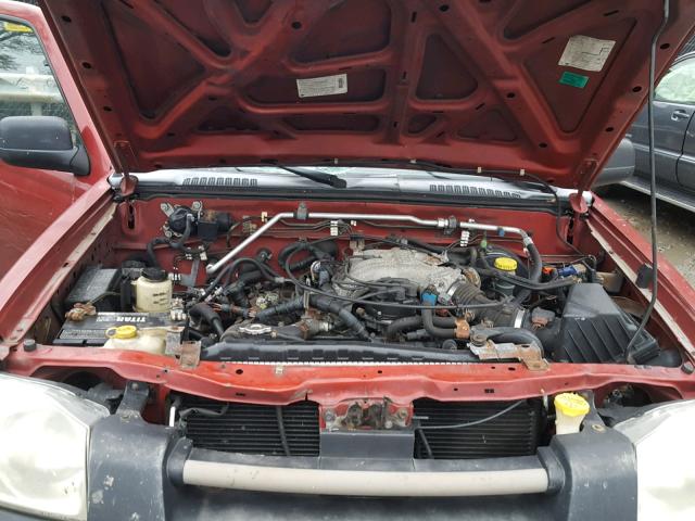 1N6ED27Y81C366819 - 2001 NISSAN FRONTIER C RED photo 7