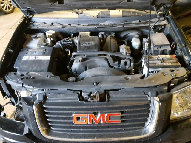 1GKDT13S722100779 - 2002 GMC ENVOY BLACK photo 7