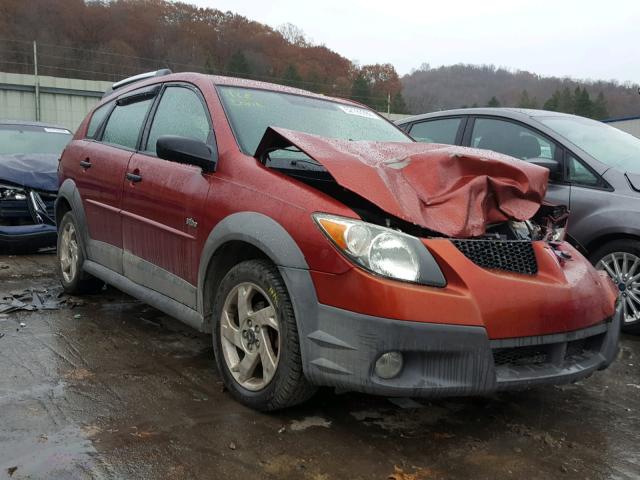 5Y2SL62854Z415385 - 2004 PONTIAC VIBE BURGUNDY photo 1