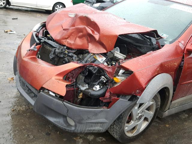 5Y2SL62854Z415385 - 2004 PONTIAC VIBE BURGUNDY photo 9