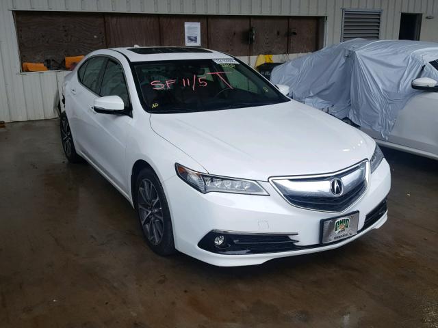 19UUB2F56FA021255 - 2015 ACURA TLX TECH თეთრი ფოტო 1