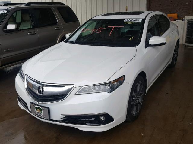19UUB2F56FA021255 - 2015 ACURA TLX TECH თეთრი ფოტო 2