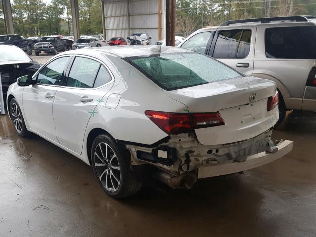 19UUB2F56FA021255 - 2015 ACURA TLX TECH თეთრი ფოტო 3