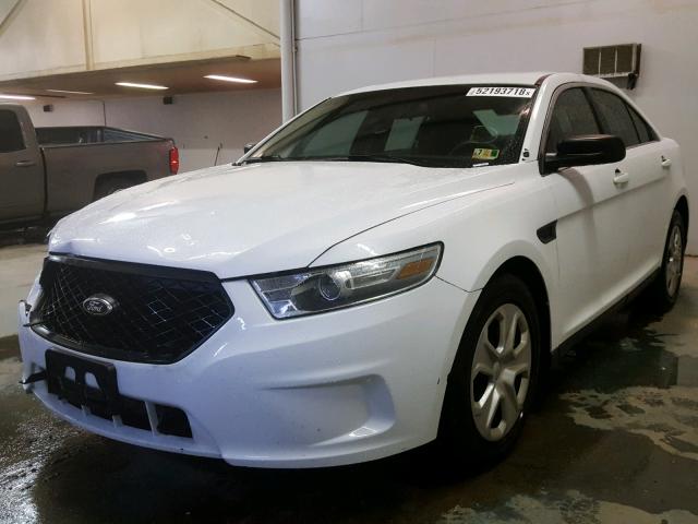 1FAHP2L84DG132063 - 2013 FORD TAURUS POL WHITE photo 2