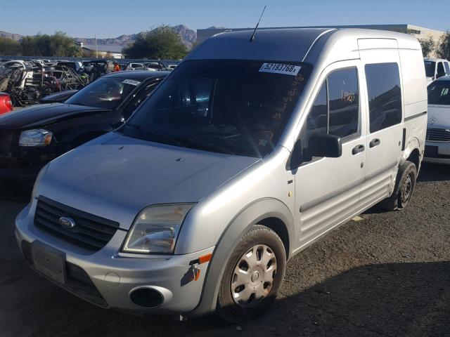 NM0KS9BN5AT016949 - 2010 FORD TRANSIT CO GRAY photo 2