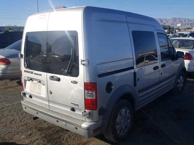 NM0KS9BN5AT016949 - 2010 FORD TRANSIT CO GRAY photo 4