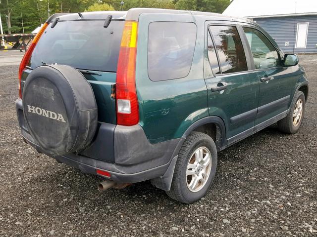 SHSRD78883U148992 - 2003 HONDA CR-V EX GREEN photo 4