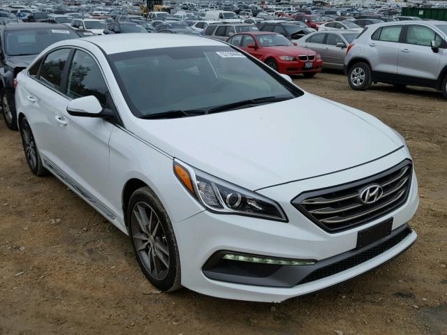 5NPE34AB7HH512261 - 2017 HYUNDAI SONATA SPO WHITE photo 1