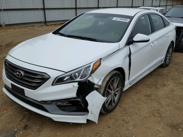 5NPE34AB7HH512261 - 2017 HYUNDAI SONATA SPO WHITE photo 9