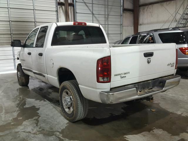 1D7KS28CX6J123441 - 2006 DODGE RAM 2500 S WHITE photo 3