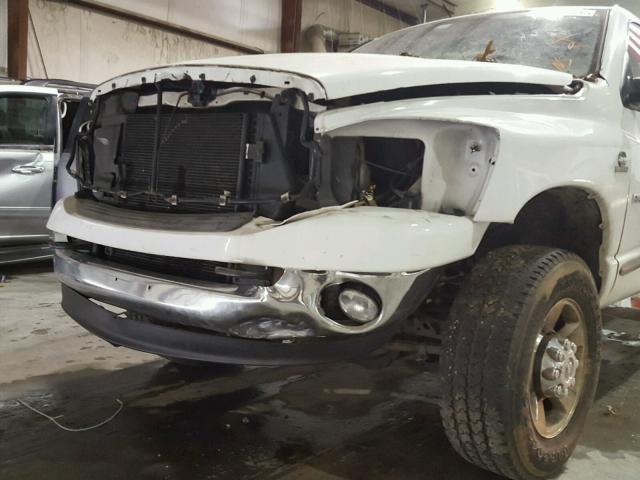 1D7KS28CX6J123441 - 2006 DODGE RAM 2500 S WHITE photo 9