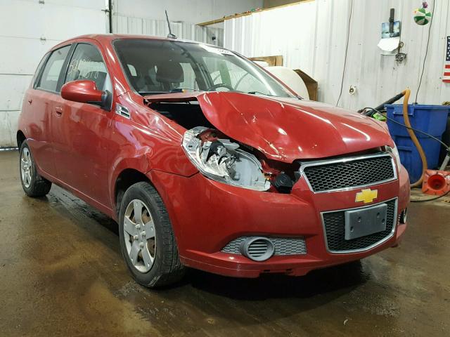 KL1TD6DE7BB185270 - 2011 CHEVROLET AVEO LS MAROON photo 1