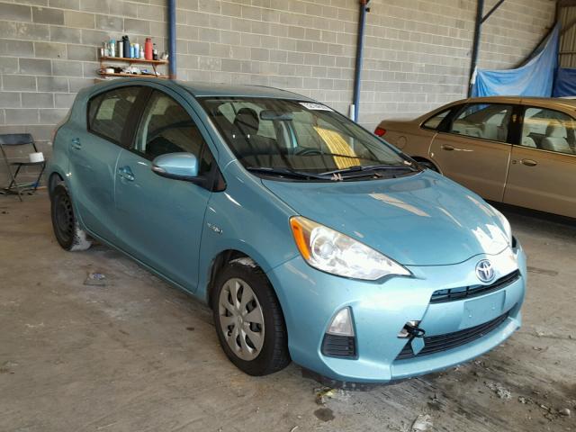 JTDKDTB39D1044990 - 2013 TOYOTA PRIUS C BLUE photo 1