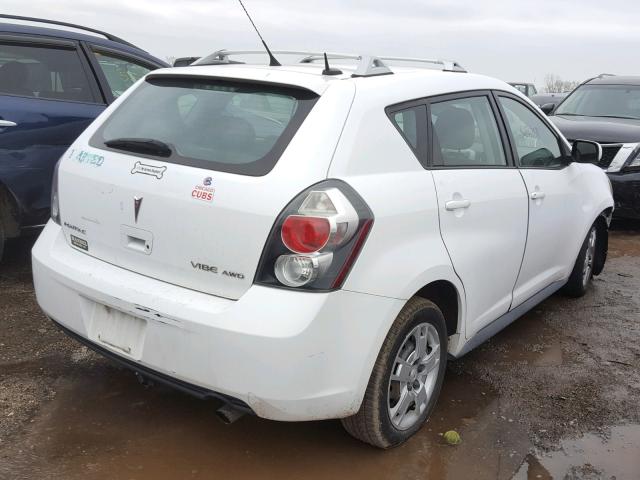 5Y2SM67029Z443913 - 2009 PONTIAC VIBE WHITE photo 4