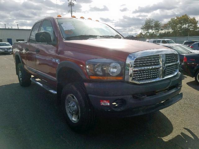 3D7KS28D06G255456 - 2006 DODGE RAM 2500 S RED photo 1