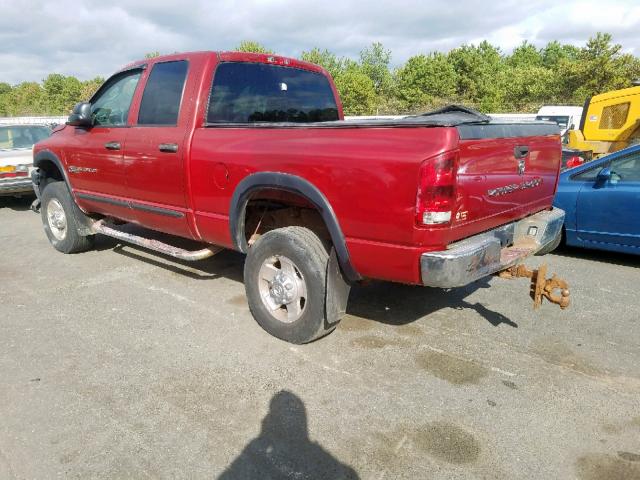 3D7KS28D06G255456 - 2006 DODGE RAM 2500 S Qırmızı foto 3