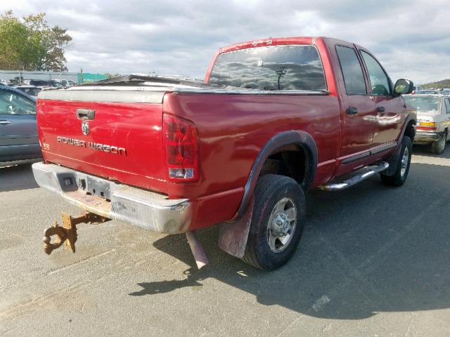 3D7KS28D06G255456 - 2006 DODGE RAM 2500 S Qırmızı foto 4