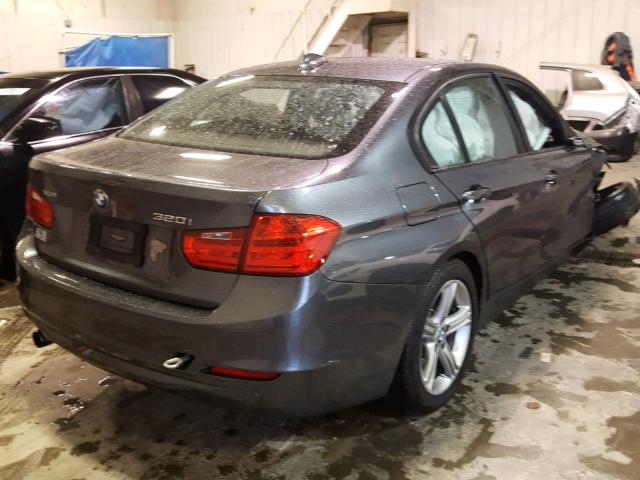 WBA3C3C52FP664407 - 2015 BMW 320 I GRAY photo 4