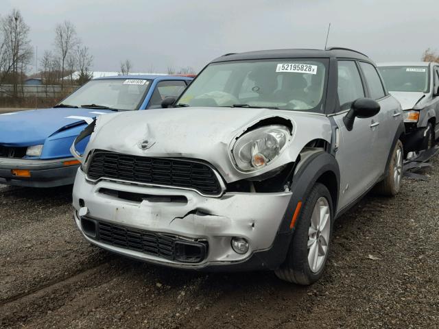 WMWZC5C54CWL58736 - 2012 MINI COOPER S C SILVER photo 2