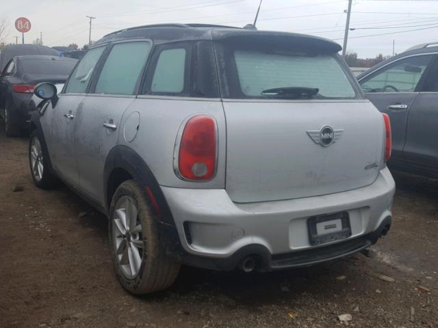 WMWZC5C54CWL58736 - 2012 MINI COOPER S C SILVER photo 3