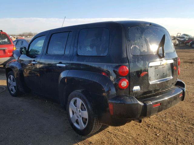 3GNDA13D17S641106 - 2007 CHEVROLET HHR LS BLACK photo 3