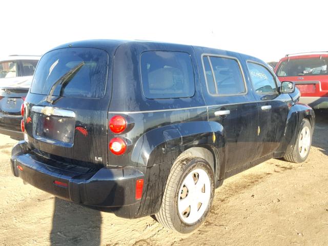 3GNDA13D17S641106 - 2007 CHEVROLET HHR LS BLACK photo 4