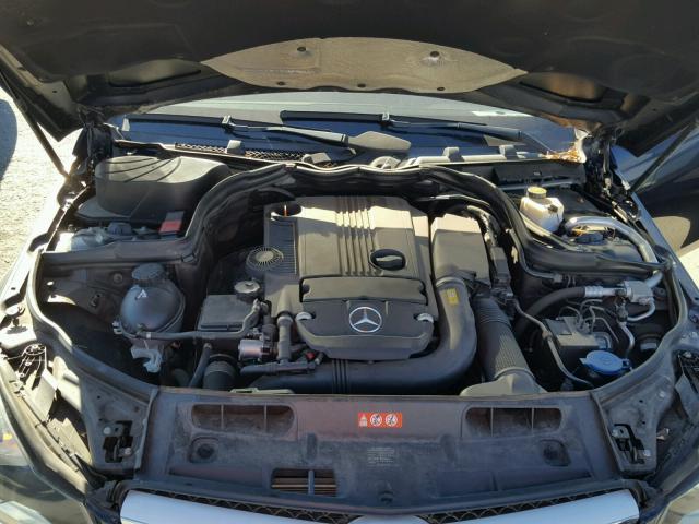 WDDGJ4HB8CF739522 - 2012 MERCEDES-BENZ C 250 BLACK photo 7