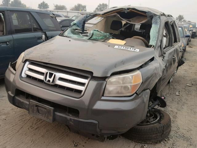 5FNYF18258B009254 - 2008 HONDA PILOT VP CHARCOAL photo 2