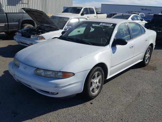 1G3NF52E33C316912 - 2003 OLDSMOBILE ALERO GLS WHITE photo 2