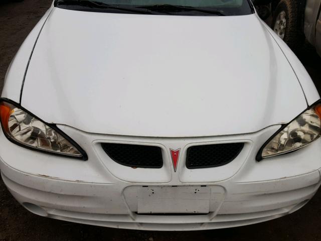 1G2NF52E44C250375 - 2004 PONTIAC GRAND AM S WHITE photo 7