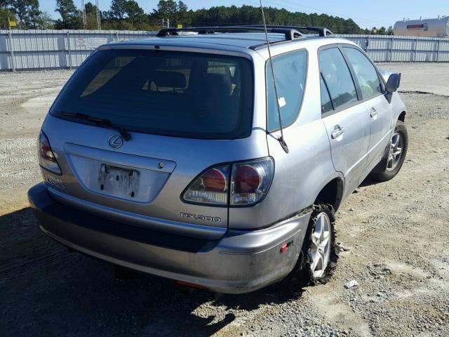 JTJGF10U920120854 - 2002 LEXUS RX 300 SILVER photo 4