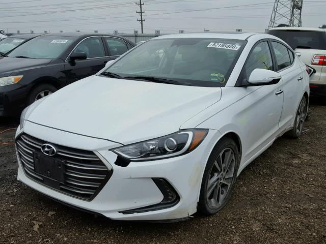 5NPD84LF6HH064690 - 2017 HYUNDAI ELANTRA WHITE photo 2