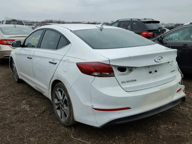 5NPD84LF6HH064690 - 2017 HYUNDAI ELANTRA WHITE photo 3