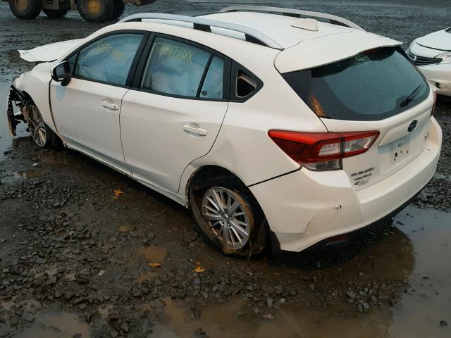 4S3GTAB65H3700586 - 2017 SUBARU IMPREZA PR WHITE photo 3