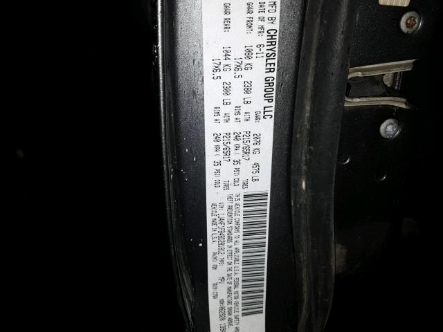 1J4NF1FB4BD281812 - 2011 JEEP COMPASS SP ნაცრისფერი ფოტო 10