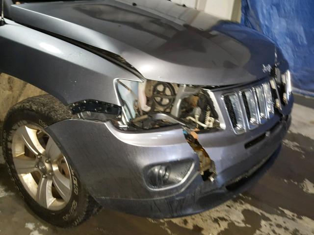 1J4NF1FB4BD281812 - 2011 JEEP COMPASS SP ნაცრისფერი ფოტო 9