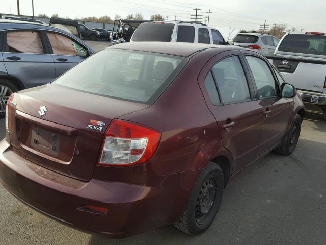 JS2YC412985103911 - 2008 SUZUKI SX4 MAROON photo 4