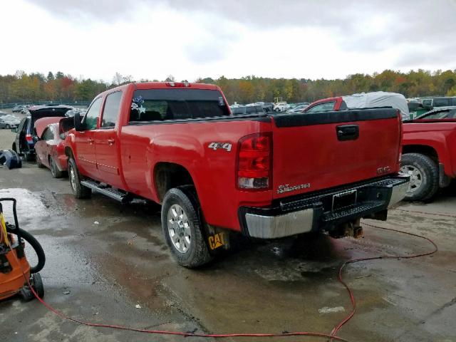 1GT424E88DF111254 - 2013 GMC SIERRA K35 RED photo 3