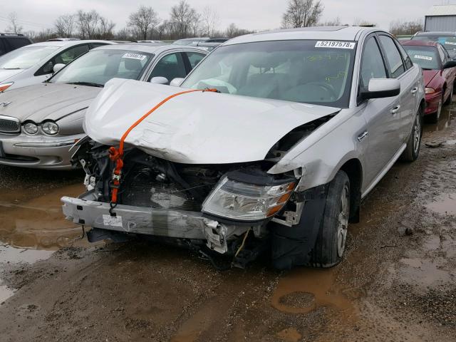 1FAHP24W08G177150 - 2008 FORD TAURUS SEL SILVER photo 2