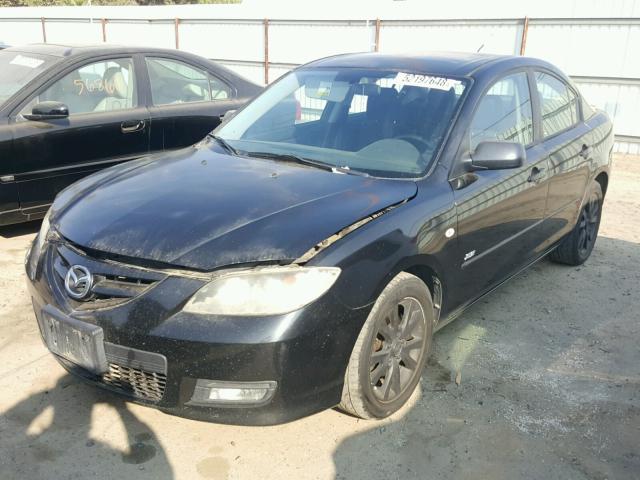 JM1BK124571651024 - 2007 MAZDA 3 S BLACK photo 2