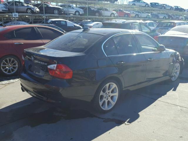 WBAVD33576KV62278 - 2006 BMW 330 XI BLACK photo 4