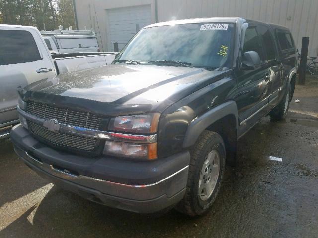 1GCEK19B45E136314 - 2005 CHEVROLET SILVERADO BLACK photo 10