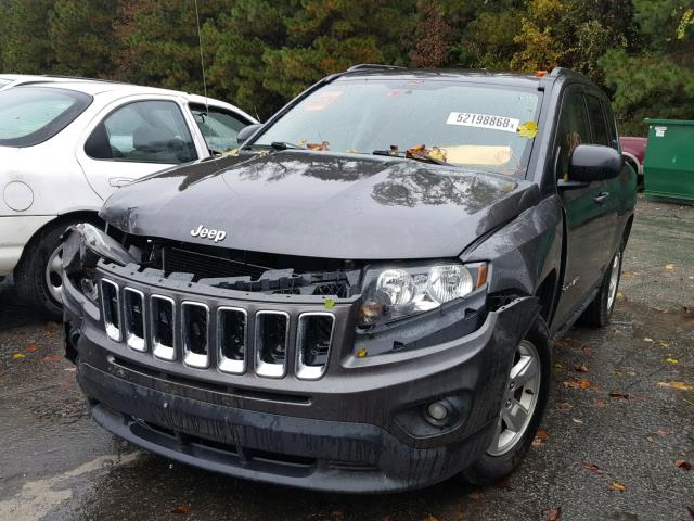 1C4NJCBA4FD226117 - 2015 JEEP COMPASS SP GRAY photo 2