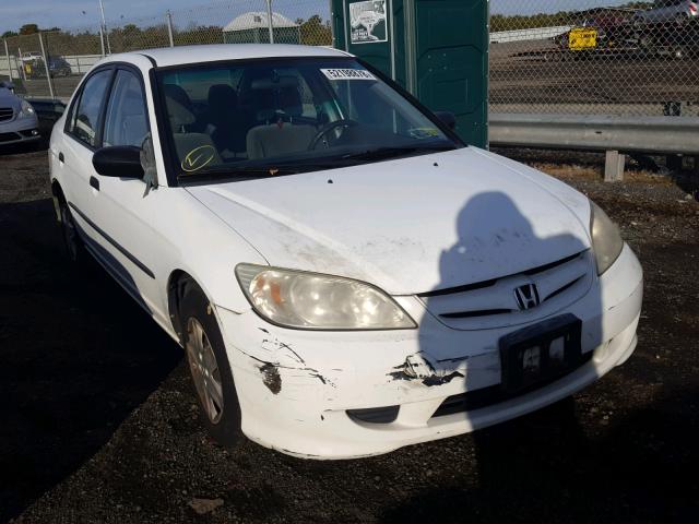 2HGES16334H580306 - 2004 HONDA CIVIC DX V WHITE photo 1