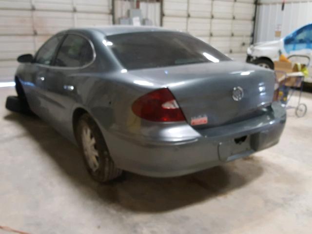 2G4WD532651285710 - 2005 BUICK LACROSSE C GRAY photo 3